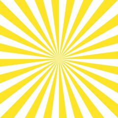 yellow sunburst background template vector illustration