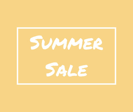 Summer sale. Social media design template for summer sale. Summer sale web banner design.