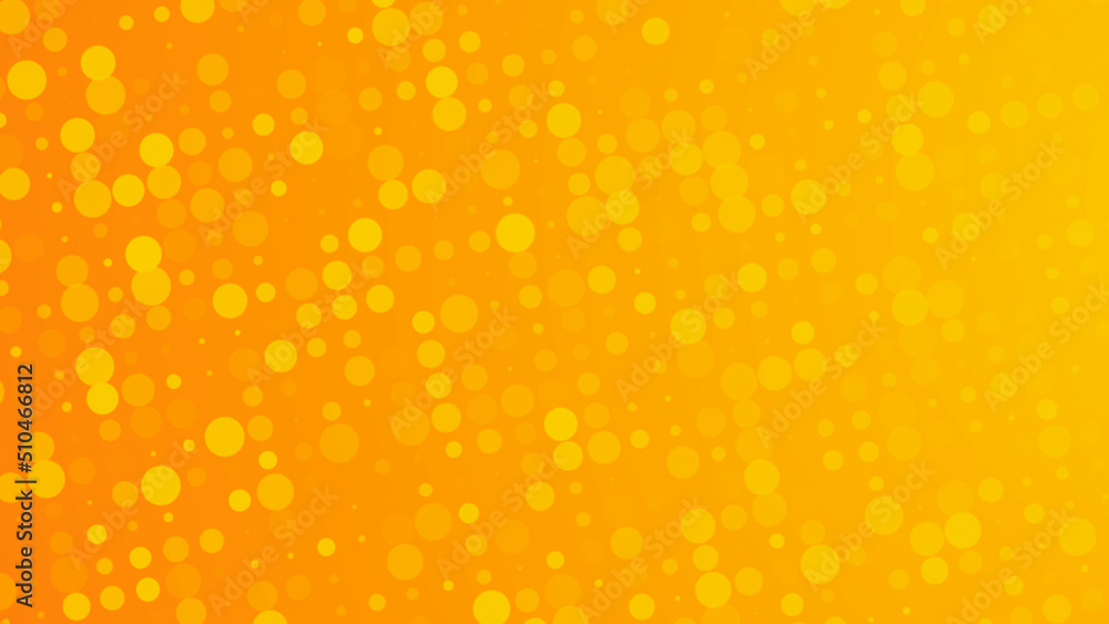 Poster abstract dot yellow orange color pattern gradient texture technology background.