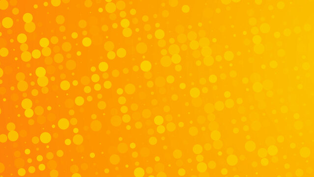 Abstract dot yellow orange color pattern gradient texture technology background.