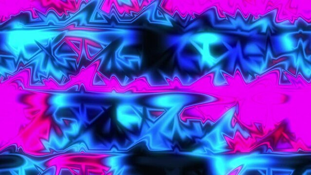 Bright abstract psychedelic background with acid colors, abstraction liquid surface, modern animation, 4k loop stock video