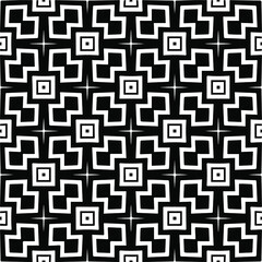 Abstract background with black and white pattern. Unique geometric vector swatch. Perfect for site backdrop, wrapping paper, wallpaper, textile and surface design. 