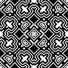 Abstract background with black and white pattern. Unique geometric vector swatch. Perfect for site backdrop, wrapping paper, wallpaper, textile and surface design. 