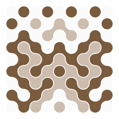 Multicolor truchet tiling connections illustration