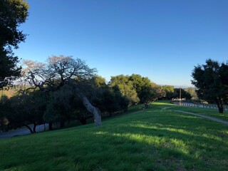 Menlo park, Bay Area, San Mateo county, Silicon Valley, California, USA, neighborhood, southern San Francisco, home to start-up and global technology companies, Apple, Facebook, Google, Sharon Heights