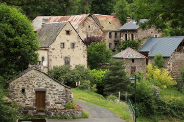 Fototapeta na wymiar village de Jonas, Auvergne