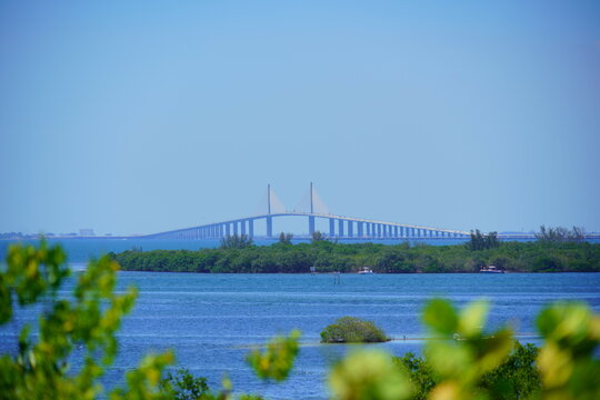 Skyway Fishing Pier State Park is a Florida State Park. The old broken collapsed bridge were left in place and converted into the longest fishing pier in the world.