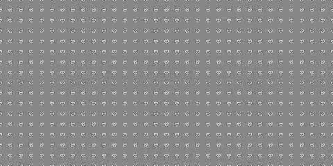 Monochrome background with hand drawn hearts. Seamless pattern. Valentine's day. Black and white illustration