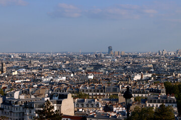 Urbanscape in the city of Paris, France