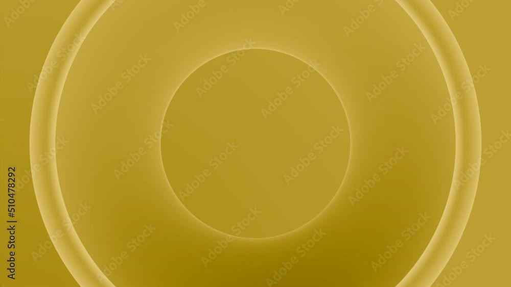 Poster gray and yellow background.design.bright animation that moves and expands with transparent circles a