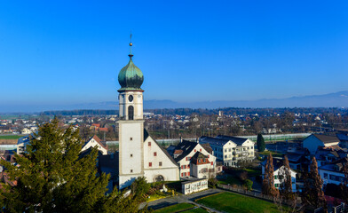 Rheineck, Kanton St. Gallen in der Ostschweiz
