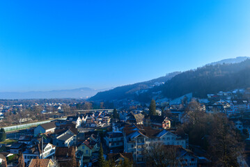 Rheineck, Kanton St. Gallen in der Ostschweiz