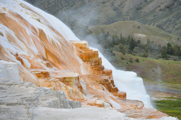 Geyser at Yellowstone National Park