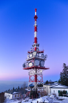 Sender Pf&auml;nder bei Bregenz, &Ouml;sterreich 