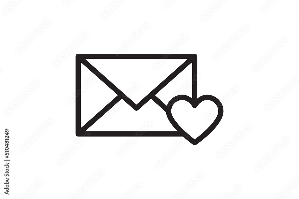 Poster mail icon vector sign. letter envelope symbol. message send to address illustration.