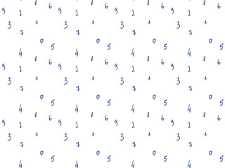 Education pattern seamless vector design. Back to school hand drawn background.