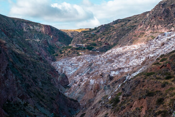 Salina de Maras no Vale de Urubamba