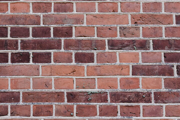 Red bricks wall texture background resource