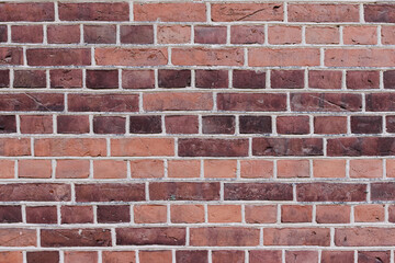 Red bricks wall texture background resource
