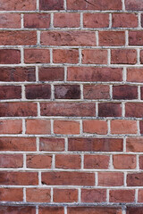 Red bricks wall texture background resource