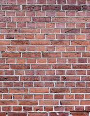 Red bricks wall texture background resource