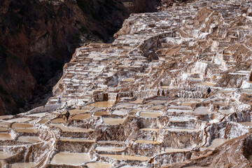 Salina de Maras no Vale de Urubamba