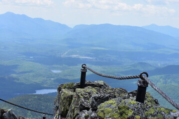 View from top of Whiteface Mountain Wilmington New York