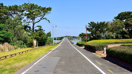 壱岐にある青島に架かる青島大橋