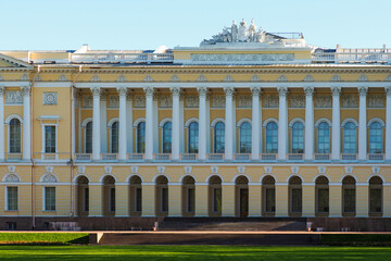 Russian museum building, St. Petersburg, Russia. State Russian Museum