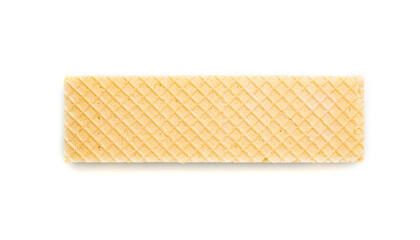 wafer biscuit isolated on white background