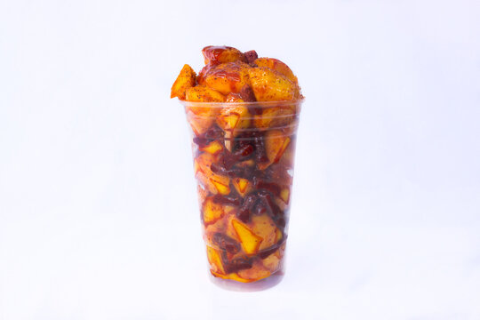 Vaso De Mango Con Chamoy