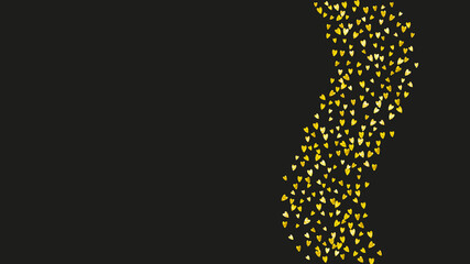 Heart Background. Beautiful Sparkle For Mother. Random Frame. Yellow Retro Backdrop. Graphic Poster For Couple. Gold Holiday Design. Golden Heart Background.