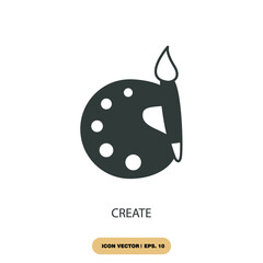 create icons  symbol vector elements for infographic web