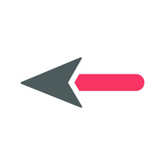 Arrow, back, left icon