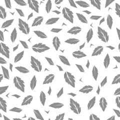 Background with a floral seamless pattern. Spring design of decorative texture.The leaves are simple in shape. Vector background