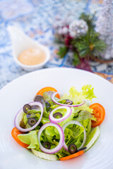 fresh vegetable for cooking salad