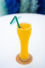 passion fruit and mango smoothie