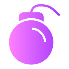 bomb gradient icon