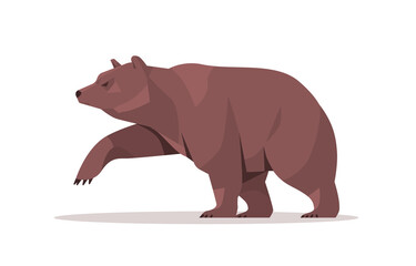 large grizzly bear big dangerous mammal animal horizontal