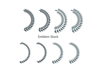 rice or wheat and leaves