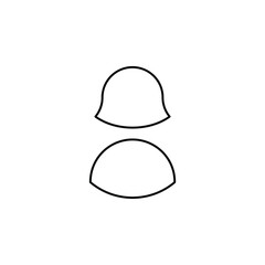 Gender, Sign, Male, Female, Straight Thin Line Icon Vector Illustration Logo Template. Suitable For Many Purposes.