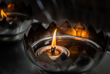 oil lamp flame