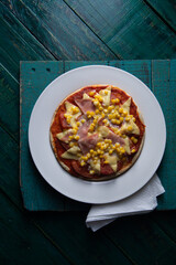 Pizza gourmet y snacks