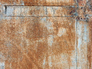 Rusty metal plate texture for background