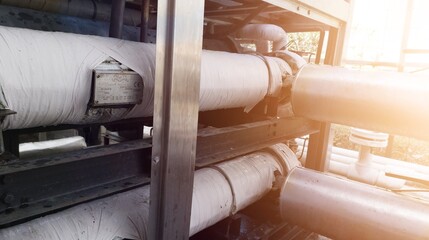 Evaporator Tube on Chiller compressor