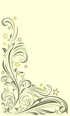 floral template for cover invitation background , frame and wallpapers