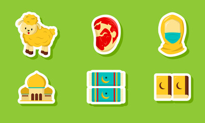 Islamic Icon Stickers Set Design