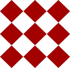 the chess red square design