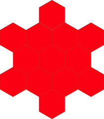 the chess red square design