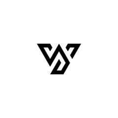 w y wy yw initial logo design vector template